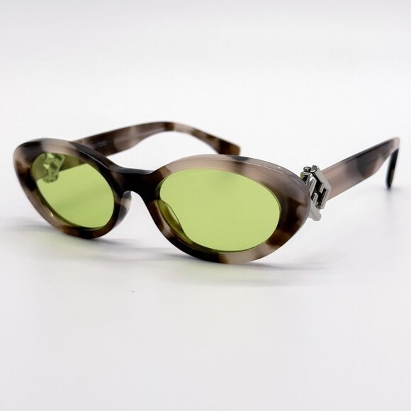 NEW FENDI SUNGLASSES HAVANA OVAL WOMEN EYEWEAR FENDI FE40140U 56N main image 10